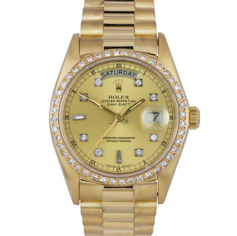 rolex day-date president gold|rolex 18kt president 36mm watch.